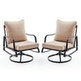 thumbnail image 7 of MAYEERTY Outdoor 2Piece Small Patio Set:Swivel Glider Chairs with Cushions for Porch,Balcony,Backyard, 7 of 7