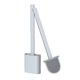 thumbnail image 1 of Juego de escobilla y soporte para inodoro, cabezal de cepillo Flexible para inodoro con cerdas de silicona, 1 of 7
