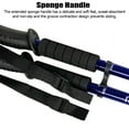 thumbnail image 4 of IC ICLOVER Pair 2 Trekking Walking Hiking Sticks Poles Quick Lock Adjustable Alpenstock 25.5" to 64.9" for All Heights, Durable & Lightweight Aluminum, Blue, 4 of 9