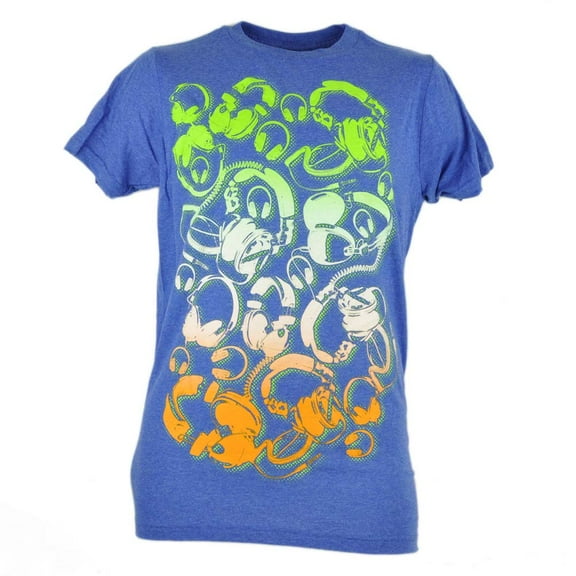 Tony Hawk Brand Headphones Retro Collage Tshirt Tunes Graphic Tee Medium