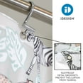 thumbnail image 5 of iDesign Waterproof PEVA Shower Curtain, Safari, Green, 5 of 6
