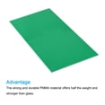 thumbnail image 3 of Uxcell PMMA Acrylic Sheets Colored Non Transparent 12 x 6 Inch Green for Crafts, 3 of 4