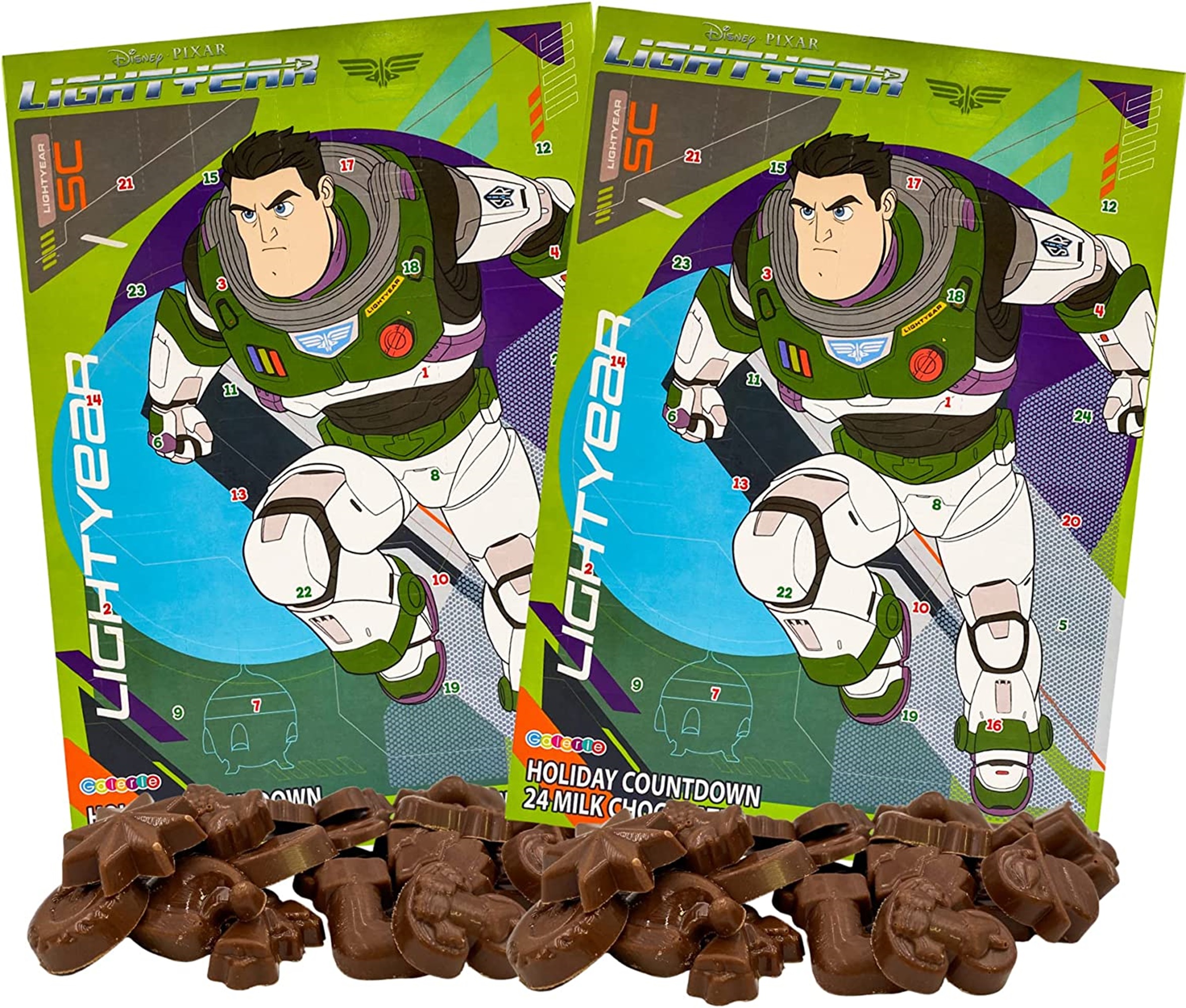 Buzz Lightyear Christmas Countdown Calendar Set 2022 Advent Calendars 