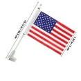 thumbnail image 2 of Phenofice Metal Flag Bracket Motorbike Flag Pole Silver 1Set Outdoor Riding, 2 of 8