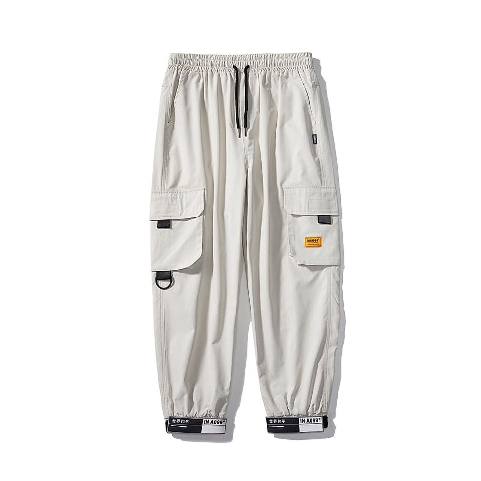 Mode Urbaine Pantalon Noir Femme Style Coréen Taille Élastique