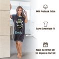 thumbnail image 6 of LazyOne Women's Nightgown, Funny V-Neck Sleep Shirt for Women (Slow in the Morning, L/XL), 6 of 7