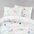 thumbnail image 3 of 3D Colorful Geometric shape Quilt Cover Set Bedding Set Pillowcases, 3 of 6