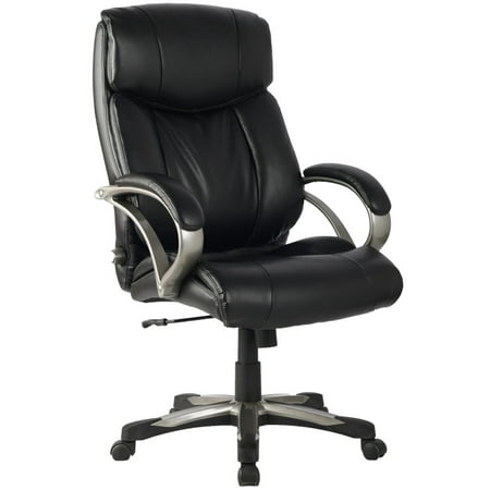 viva high back ergonomic leather chair with adjustable lumbar