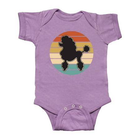 

Inktastic Poodle Dog Vintage Silhouette Gift Baby Boy or Baby Girl Bodysuit