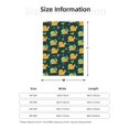 thumbnail image 4 of Throw Blanket for Couch Sofa and Bed, Snails And Butterfies Super Soft Plush Throw Blanket, Fuzzy Cuteness Comfy Warm Washable Flannel Blanket & Throws for All Season 60"x50", 4 of 5