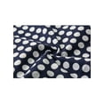 thumbnail image 7 of INSPIRE CHIC Men's Shirt Polka Dots Pattern Point Collar Long Sleeve Button Down Shirt 38 Navy Blue, 7 of 7