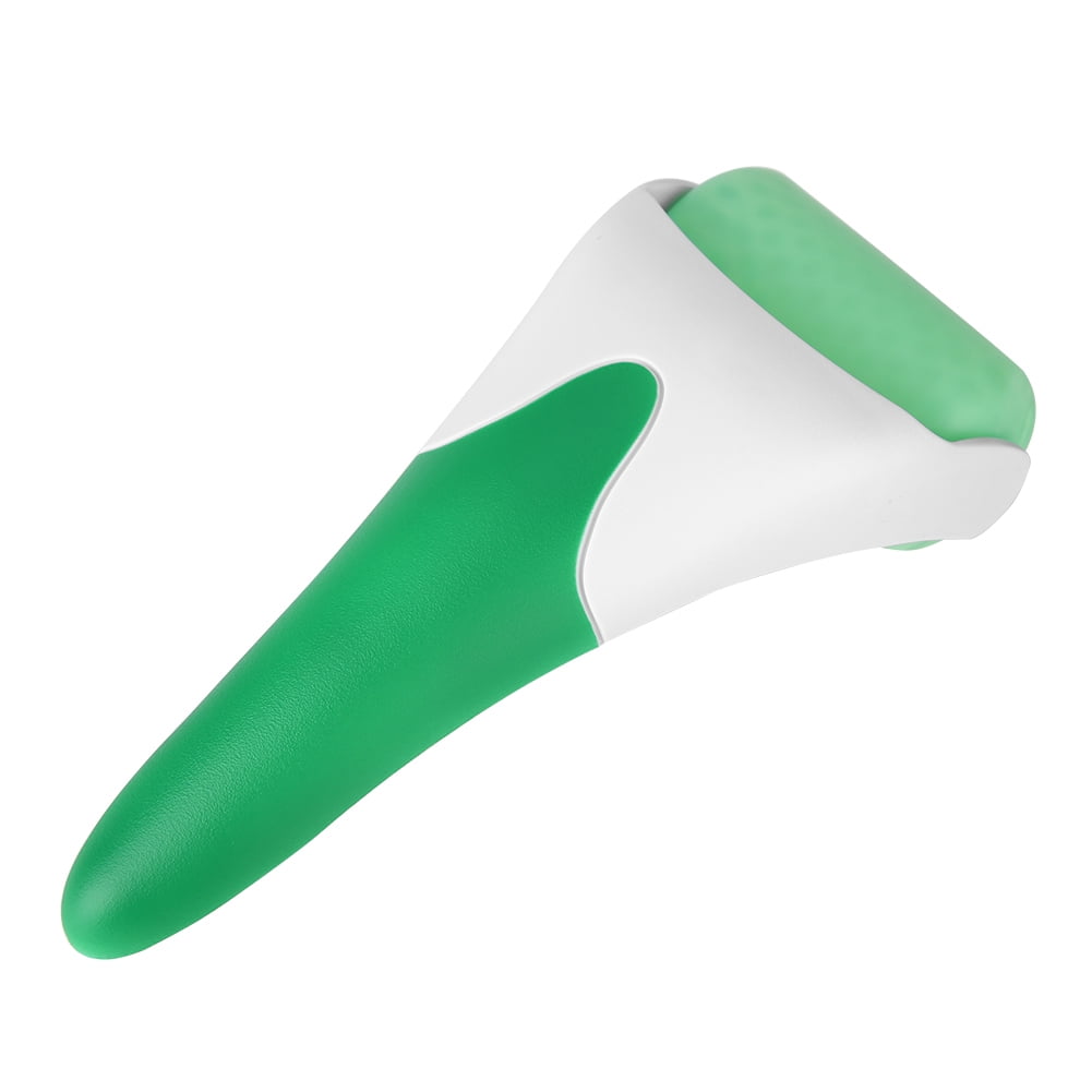 Rouleau De Massage Facial En Plastique Vert – Pour Visage, Cou Et Yeux, Effet Gua Sha Et Roulement