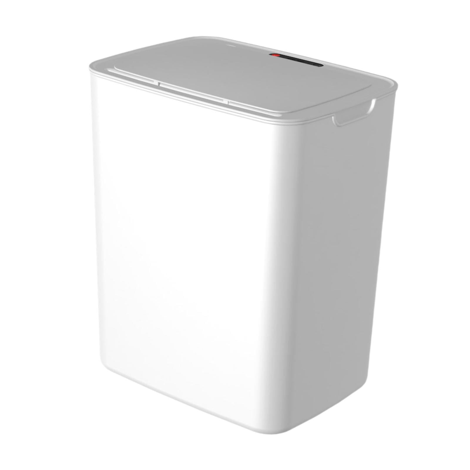 Fancyes Intelligent Trash Can Smart Trash Can Large Capacity Space Saving Household Trash Can Garbage Bin for Bathroom Cabinet Office