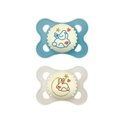 MAM Night Pacifier, 0-6 Months, Boy, 2 Pack