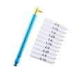 thumbnail image 1 of Rongfmy Interchangeable Crochet Hooks, Embroidery Metal Knitting Pins for Sewing Blue, 1 of 7