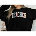 thumbnail image 2 of Teacher Collegiate Solid Long Sleeve Sweatshirt, 2 of 7