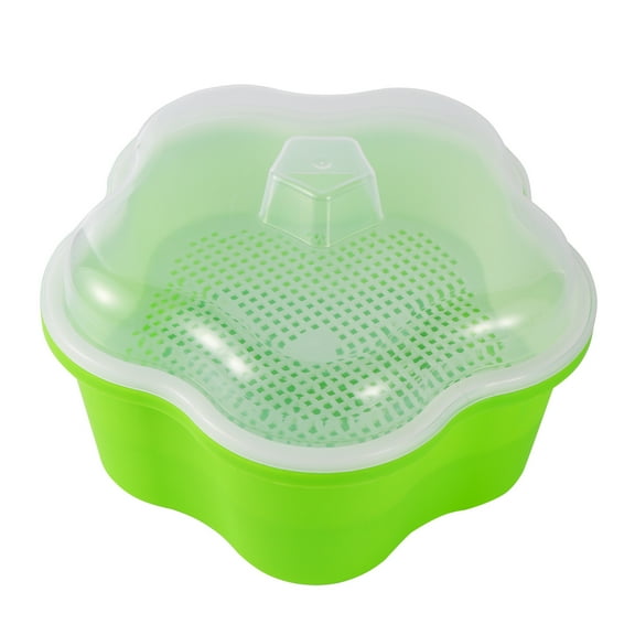 Sprout Planting Pot Bean Sprouter Seedling Tray Wheat Grass Growing Germination Healthy Sprouts for Salads Home Garden Supplies