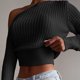thumbnail image 1 of Xuyuer Womens Off The Shoulder Sweater Long Sleeve Fashion Pullover Sweaters Tops, 1 of 5