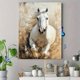 thumbnail image 4 of Qisvanset Framed Canvas Wall Art 12x16 Inch Majestic White Horse Equestrian Farmhouse Gift Art, 4 of 5
