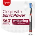 thumbnail image 2 of Colgate 360 Vibrate Whitening Battery Powered Adult Toothbrush, Soft, 1 AAA Battery Included, 2 of 12