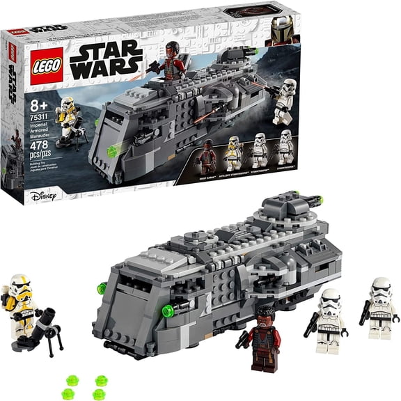 LEGO Star Wars: The Mandalorian Imperial Armored Marauder 75311 Awesome Toy Building Kit for Kids with Greef Karga and Stormtroopers (478 Pieces)