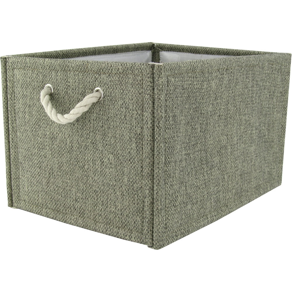 Hometrends Fabric Storage Box, Brown