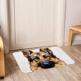 thumbnail image 6 of Collie Non-Slip Polyester Office Mat Chair Rug - Machine Washable Office Rug, 6 of 6