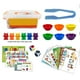 thumbnail image 3 of Juego de osos contadores coloridos para niños, juego de matemáticas de osos arcoíris con tazas apilables, reconocimiento de números, juguetes de aprendizaje de matemáticas, 3 of 8