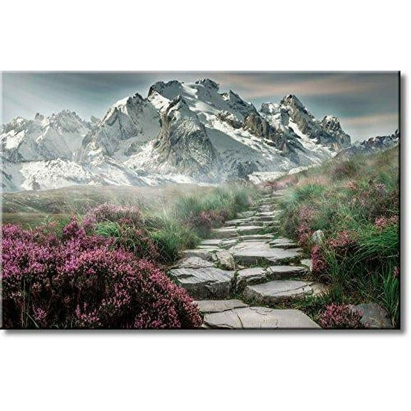 Mountain Landscape Picture on Stretched Canvas, Wall Art D?cor, Ready to Hang