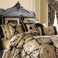 thumbnail image 3 of J. Queen New York  Bradshaw Black Comforter Set Queen, 3 of 4