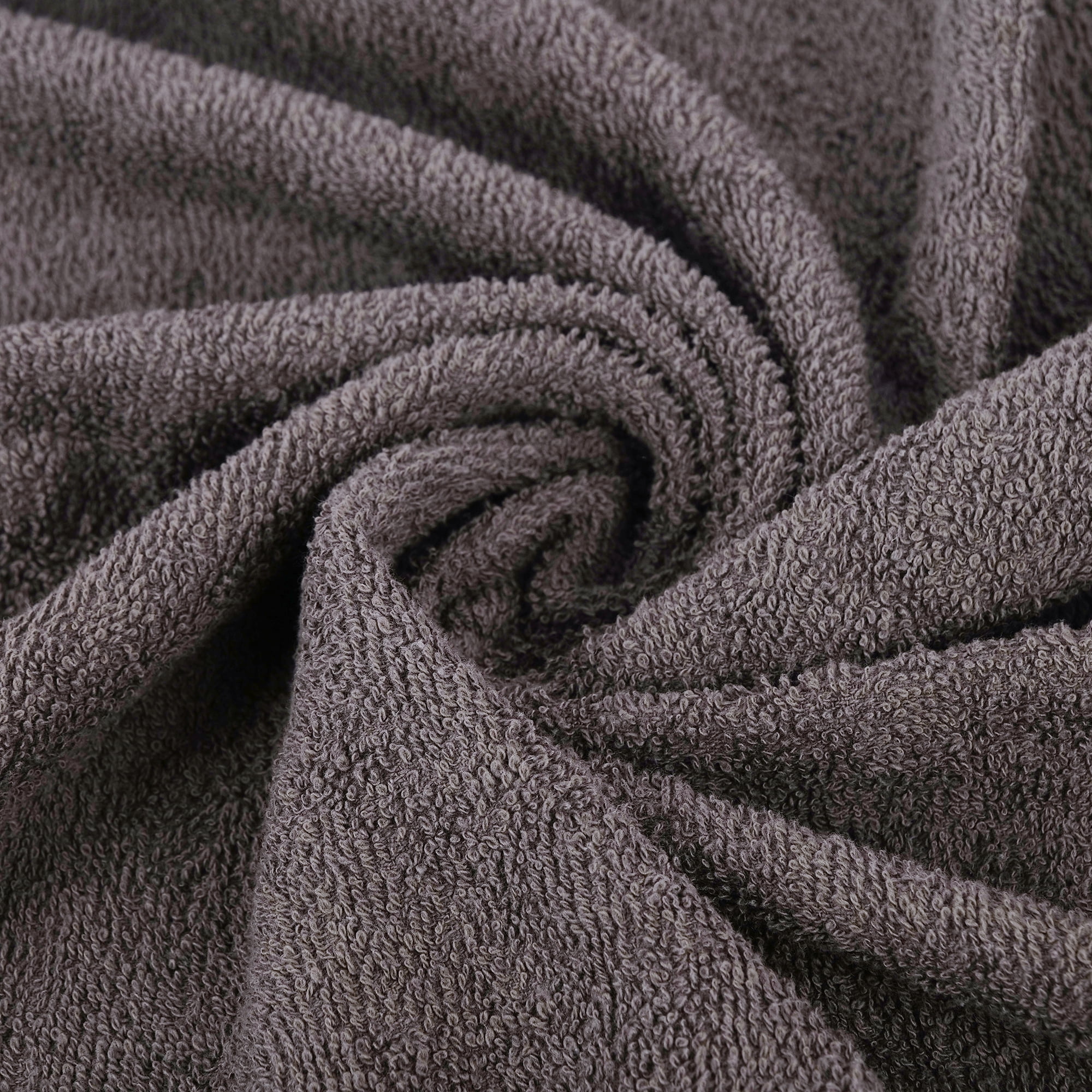 Triangle Weavers 100% Cotton Grey Terry Towels 450 GSM Set of 6 – 2 Bath, 2 Hand, 2 Wash Towels