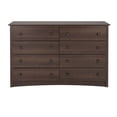 thumbnail image 4 of Pemberly Row 8-Drawer Transitional Composite Wood Dresser in Espresso, 4 of 11