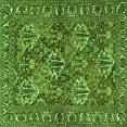 thumbnail image 1 of Ahgly Company Indoor Square Persian Green Traditional Area Rugs, 5' Square, 1 of 1
