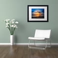 thumbnail image 3 of Trademark Fine Art 'Sunset Breakwater Lighthouse' Canvas Art by PIPA Fine Art, White Matte, Black Frame, 3 of 4