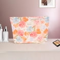 thumbnail image 5 of Unique Bargains 1 Pc Portable Ditsy Floral Makeup Bag Polyester Cotton Multicolored Large, 5 of 5