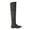 GREY, variant on Women's Fashion Faux Suede Over The Knee Thigh High Flat Boots PAULINE KHAKI Size 7.5
