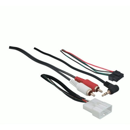 Metra - Steering Wheel Control Add-On Harness with Aux-In for Select 2002-2015 Toyota, Lexus, Scion - Multi