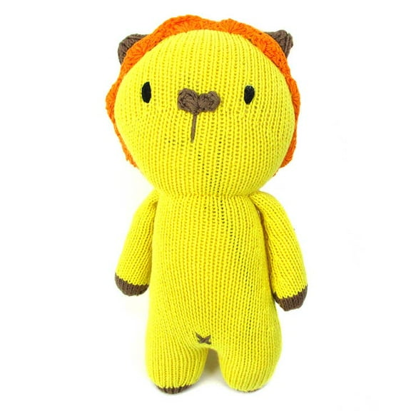 Hand Crochet Stuff Toy 9" Inch Knitting Lion Plushy