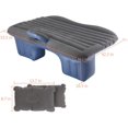 Inflatable Black Car Mattress Rear Seat Air Bed with Pillow for Cars
