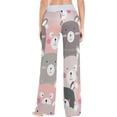 thumbnail image 4 of Women Pajama Pants Lounge Pants Long Stretch Comfy Sleepwear Lovely Bear, 4 of 7
