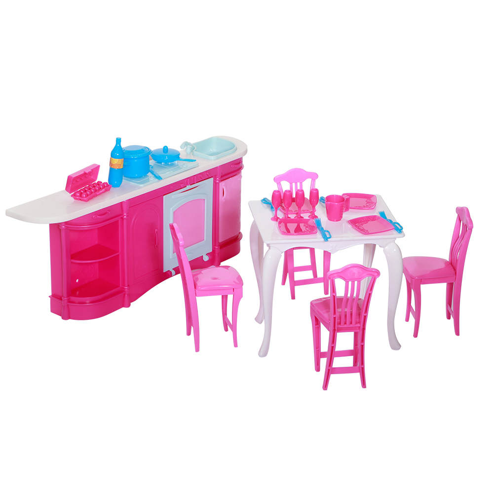 plastic dollhouse furniture sets
