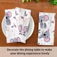 thumbnail image 3 of Coolnut Set of 6 Koala and Eucalyptus Napkins Cloth Napkins 20"x20", Washable Polyester Dinner Napkins for Parties, Wedding, Restaurant, 3 of 6