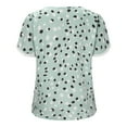 thumbnail image 4 of Patlollav Womens Plus Size Women T-Shirt Casual Round Neck Pullover Short Sleeve Tops, 4 of 6