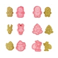 thumbnail image 1 of Baking Christmas Cutter  Set 6 Piece Pattern Kitchen DIY Baking  For Biscuits Pastries Fondant Cakes, 1 of 8