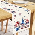 thumbnail image 4 of SLYNSHome Décorations du 4 Juillet en Solde Chemin de Table Patriotique Drapeau de Table pour Fête Intérieure Extérieure - 13x33 Pouces, 4 of 6