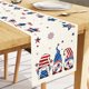 thumbnail image 4 of Fiudx Bandera de Mesa Patriótica, Diseño Vibrante En Rojo, Blanco y Azul, Tela de Lino Suave, Tela Lavable de Fácil Cuidado, Decoración para El Día de La Independencia, Día de Los Caídos y Día de Los, 4 of 4