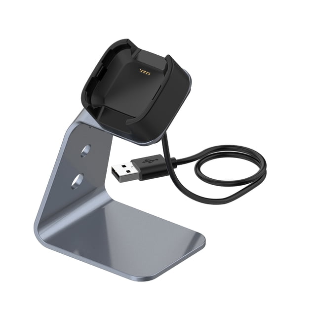 Amdohai Stand USB Charging Cable Dock Compatible with Fitbit Versa 2/Fitbit Versa 2 SE Smart Watch Base Holder Fitness Smartwatch Accessories