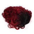 thumbnail image 2 of Cosplay , Fine Fiber Curly Short Women  Comfortable Wine Red Accessory Free DIY  For Party, 2 of 8