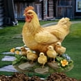 thumbnail image 5 of LAMIRO Metal Rooster Garden Decor - Outdoor Statues, Stakes and Inserts for Yard, Patio and Flower Pots | Chicken-Themed Sculptures, Lawn Art and Backyard Ornaments A, 5 of 7