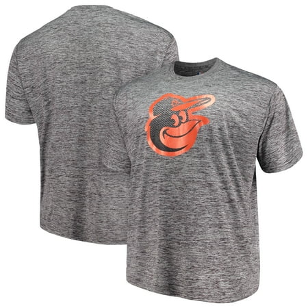 - Men's Majestic Black Baltimore Orioles Big & Tall Statement Logo T-Shirt